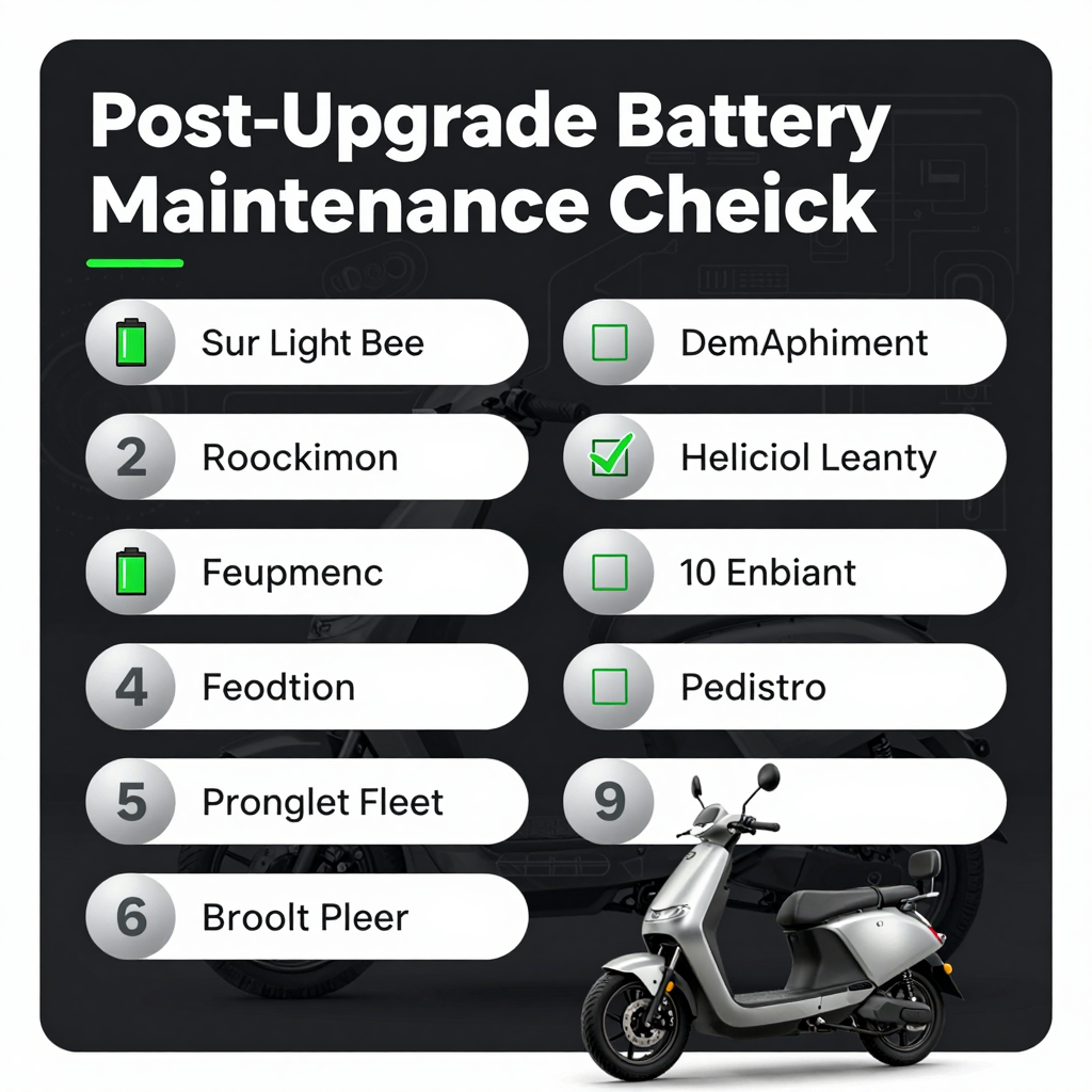 Sur Ron Light Bee Post-Upgrade Battery Maintenance Checklist