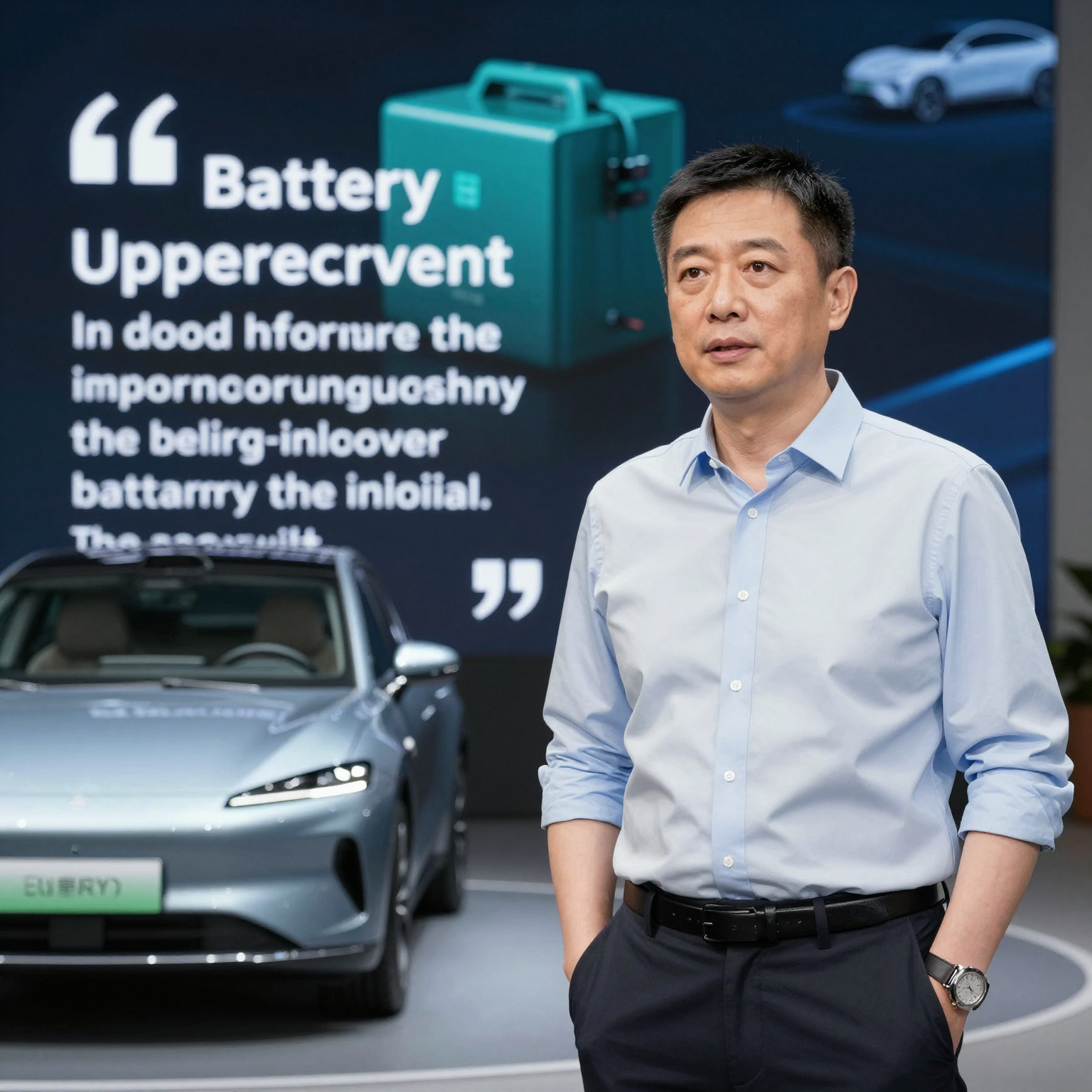 A well-known figure in the EV industry, explaining the importance of battery upgrades in a quote format.