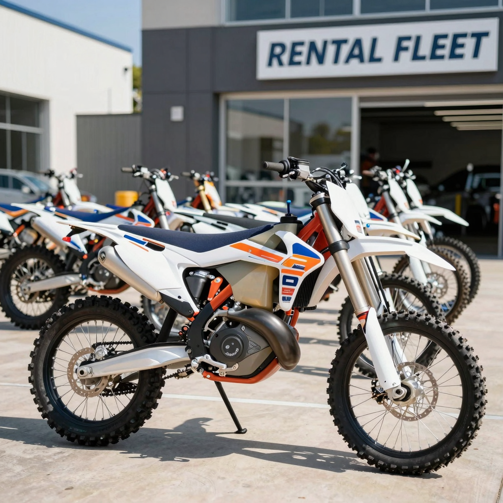 Surron Ultra Bee rental fleet with upgraded batteries