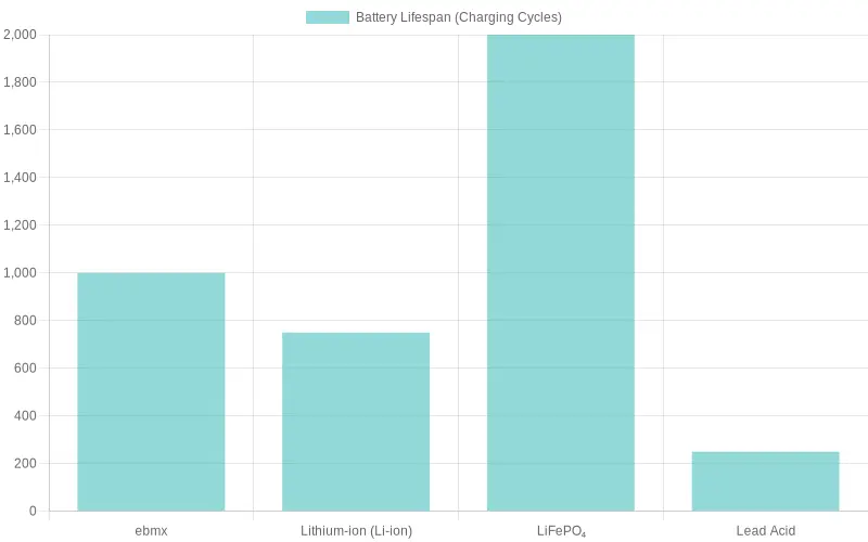 Comparison of E-Bike Battery Lifespan