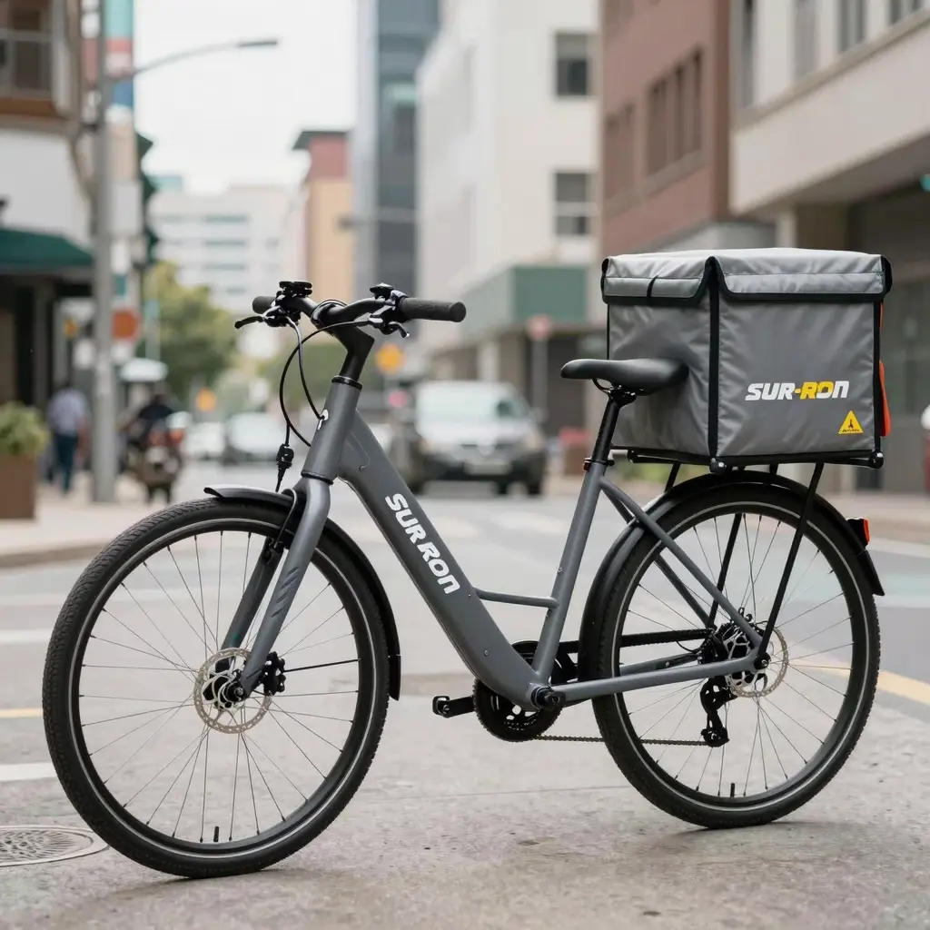 Sur-Ron ebike in an urban setting