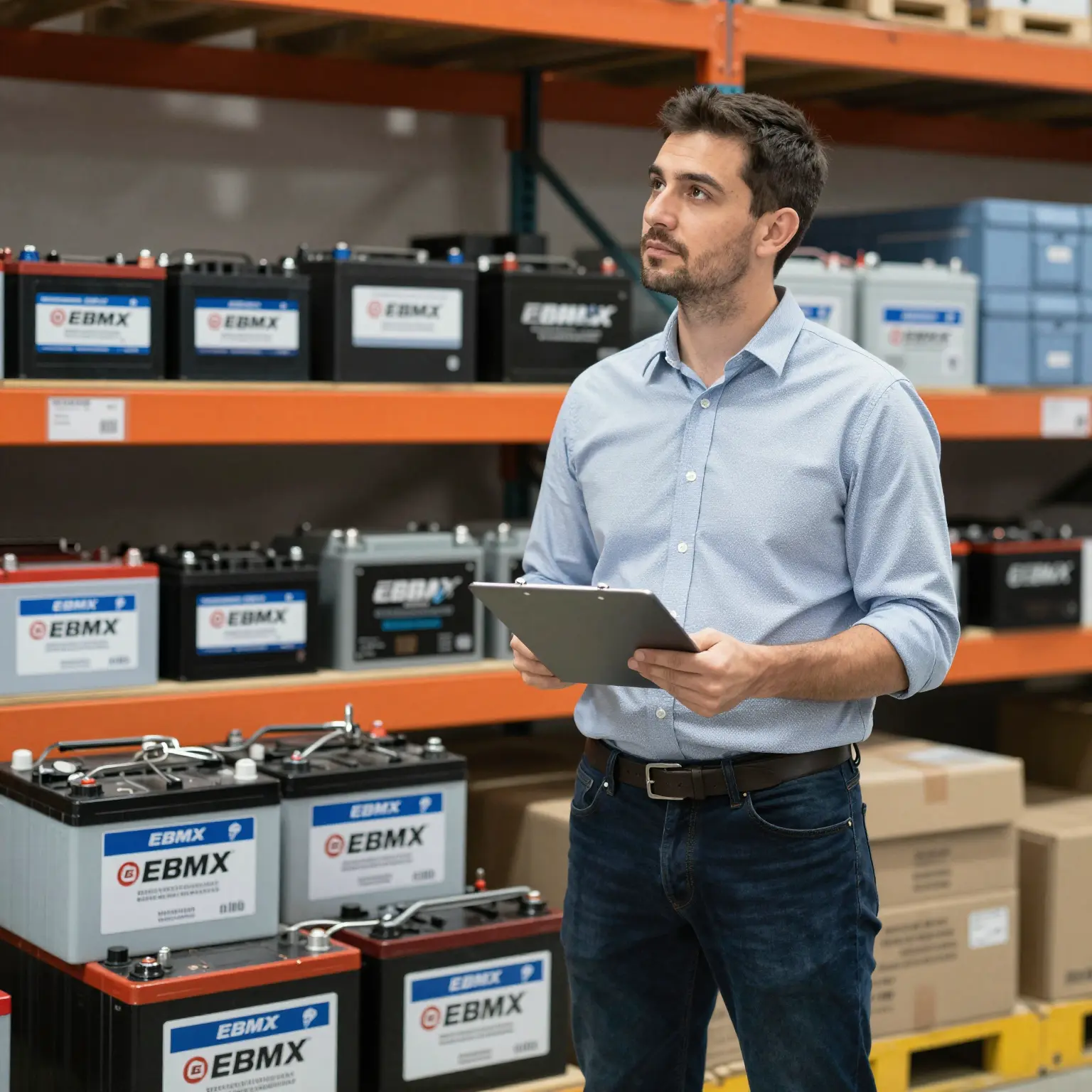 Business Owner Considering Battery Technology