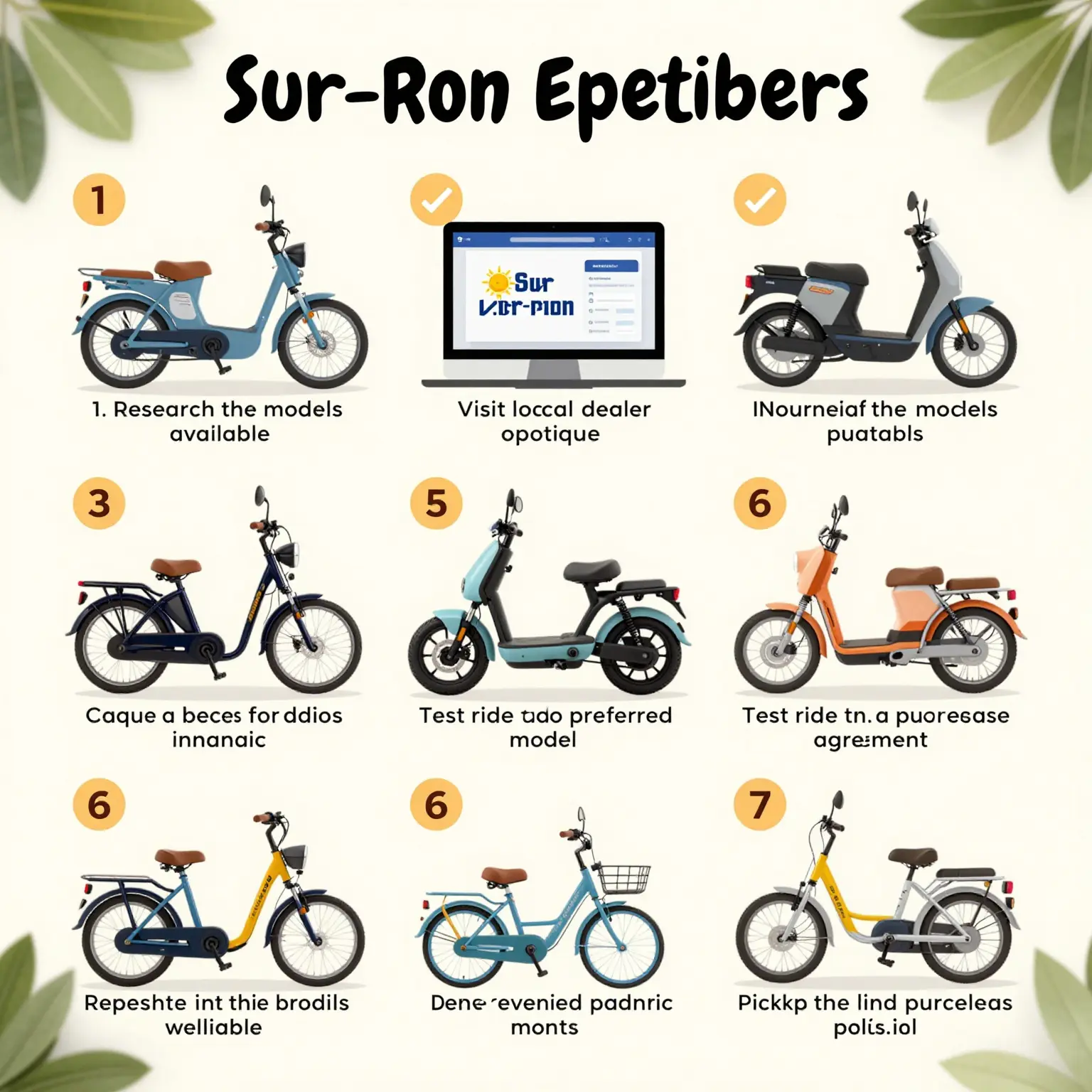 Purchase Process Infographic